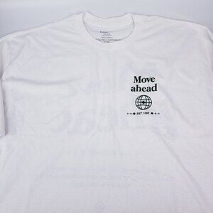 NWOT Nova Men MISPRINT Shirt Move Ahead Size XL NOVAMEN misprint